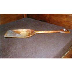 Cherry wood hand carved Grain Shovel #871628