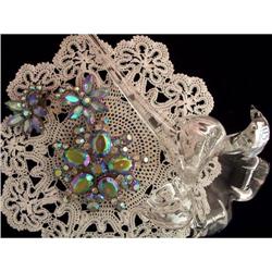 BEAUTIFUL 3 PC SET BROACH AND EARRINGS #871634