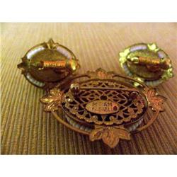 "MIRIAM HASKELL 3 PIECE JEWELRY SET #871636