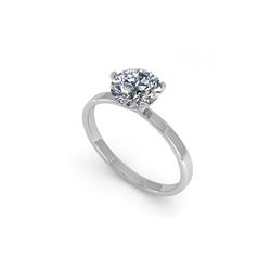 .50 ctw Certified VS/SI Diamond Engagement Ring Martini 14K White Gold
