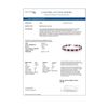 Image 2 : 16.05 ctw Ruby & Diamond Bracelet 14K White Gold