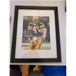 Brett Farve Auto 8x10 in Frame