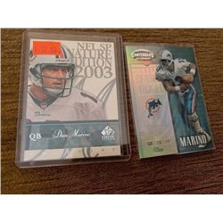 Dan marino Contenders SSP and SP signature