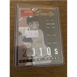 Buster Posey Americas Past time SP 125 Made