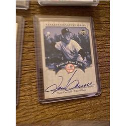 Tom Carroll Yankee signature series auto