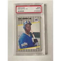 Ken Griffey Jr 1989 Fleer PSA 9