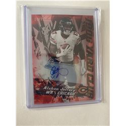 Alshon Jeffery Topps chrome auto 75 made