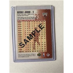 Michael Jordan NBA Legends Sample Card
