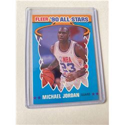 Michael Jordan 1990 Fleer all star
