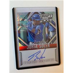 Jorge Soler Prizm press proof auto /199
