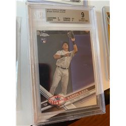 Aaron Judge 2017 Topps Chrome RC BGS 9