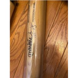 RYNE SANDBERG AUTOGRAPHED RAWLINGS ADIRONDACK BIG STICK BAT CHICAGO CUBS