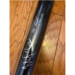 Mike Lieberthal Philadelphia Phillies Signed FS Rawlings Bat+AKA
