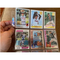 Nolan Ryan insert lot with Refractors