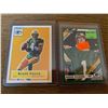 Image 1 : Aaron Rodgers 2019 Press Proof green Brett Favre Topps Gallery