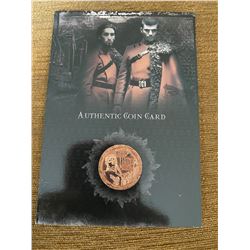 Harry Potter authentic coin card