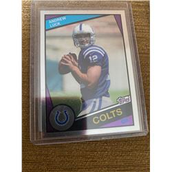 Andrew Luck topps chrome rc 1984