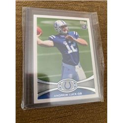 Andrew Luck Topps RC passing