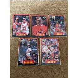 Michael jordan tin 5 Card lot