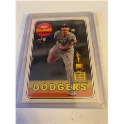 Cody Bellinger Dodgers Rookie All-Star 2018 Topps Heritage Action Variation 118