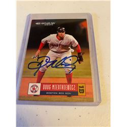 Doug Mientkiewics on card autograph