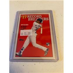 Cody Bellinger Record Breakers rc limited print run