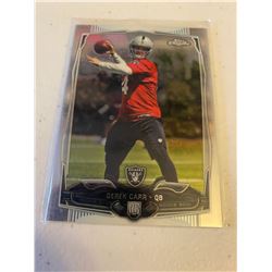 Derek Carr Topps Chrome RC