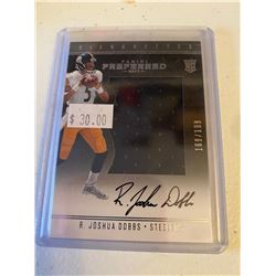 Panini Preferred #91 R. Joshua Dobbs SL JSY AUTO/199 RC