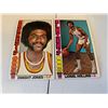 Image 1 : 1976-77 Topps Lot of 2 Basketball Cards