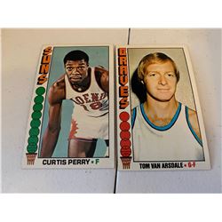 1976-77 Topps Lot of 2 Basketball Cards