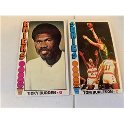 1976-77 Topps Lot of 2 Basketball Cards