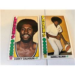 1976-77 Topps Lot of 2 Basketball Cards