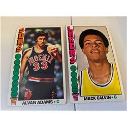 1976-77 Topps Lot of 2 Basketball Cards