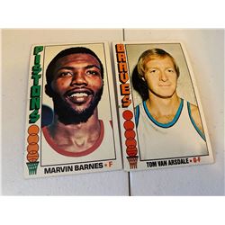 1976-77 Topps Lot of 2 Basketball Cards