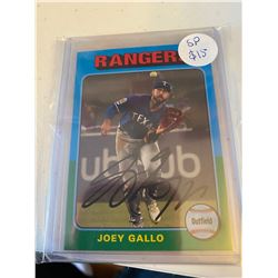 Joey gallo 2019 Topps Archives SP 25 made