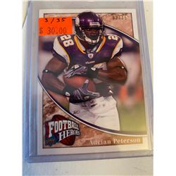 Adrian Peterson football heroes 35 Made
