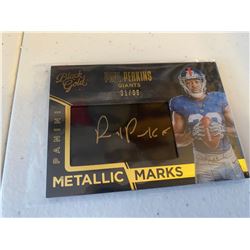 Paul Pierce Black Gold auto