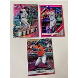 Donruss Pink Lot Freeman Correa Hoskins