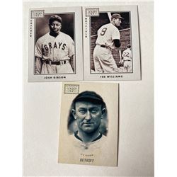 Josh Gibson Ted Williams Ty Cobb