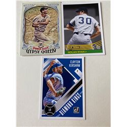 Ted Williams Nolan Ryan Clayton Kershaw