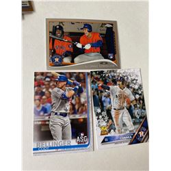 Cody Bellinger Carlos Correa George Springer rc lot