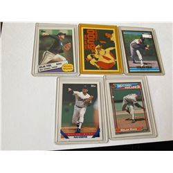 Nolan Ryan 5 Card lot