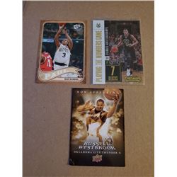 3 card baket ball lot