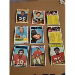 9 Card Football Lot