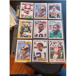 9 Vintgage Football card Lot