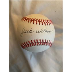 Jack WIllson SIghned base ball