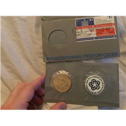 1974 Bicentennial coin