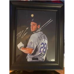 nolan arenado 11x16 Framed auto with PSA COA