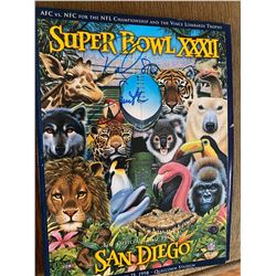 Super Bowl XXXII Program signed by Rod Smith