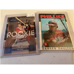 Ike Davis, Darren Daulton